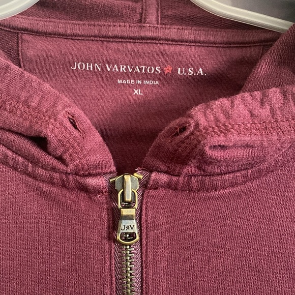 John VARVATOS Star USA Men’s Full Zip Hoodie Size XL - Picture 2 of 6